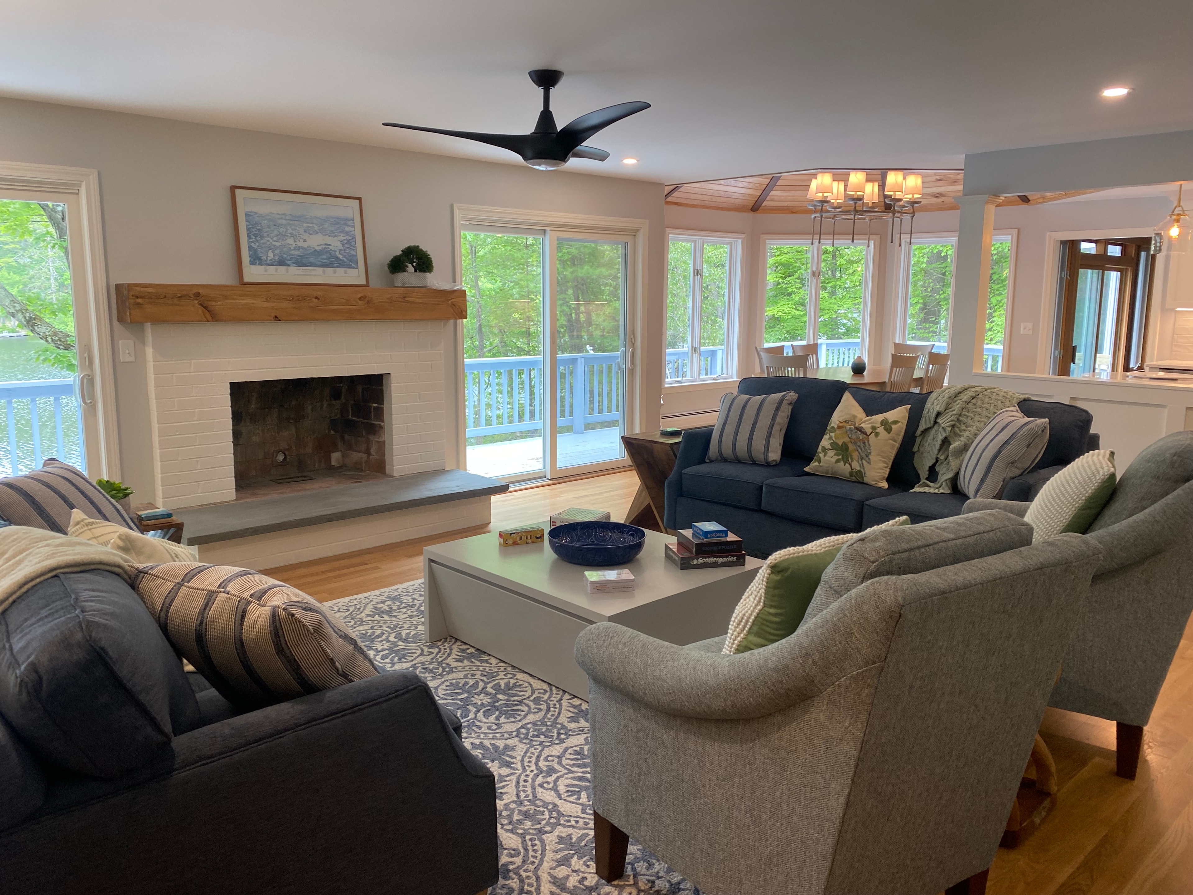 Lakeside Living Room Transformation