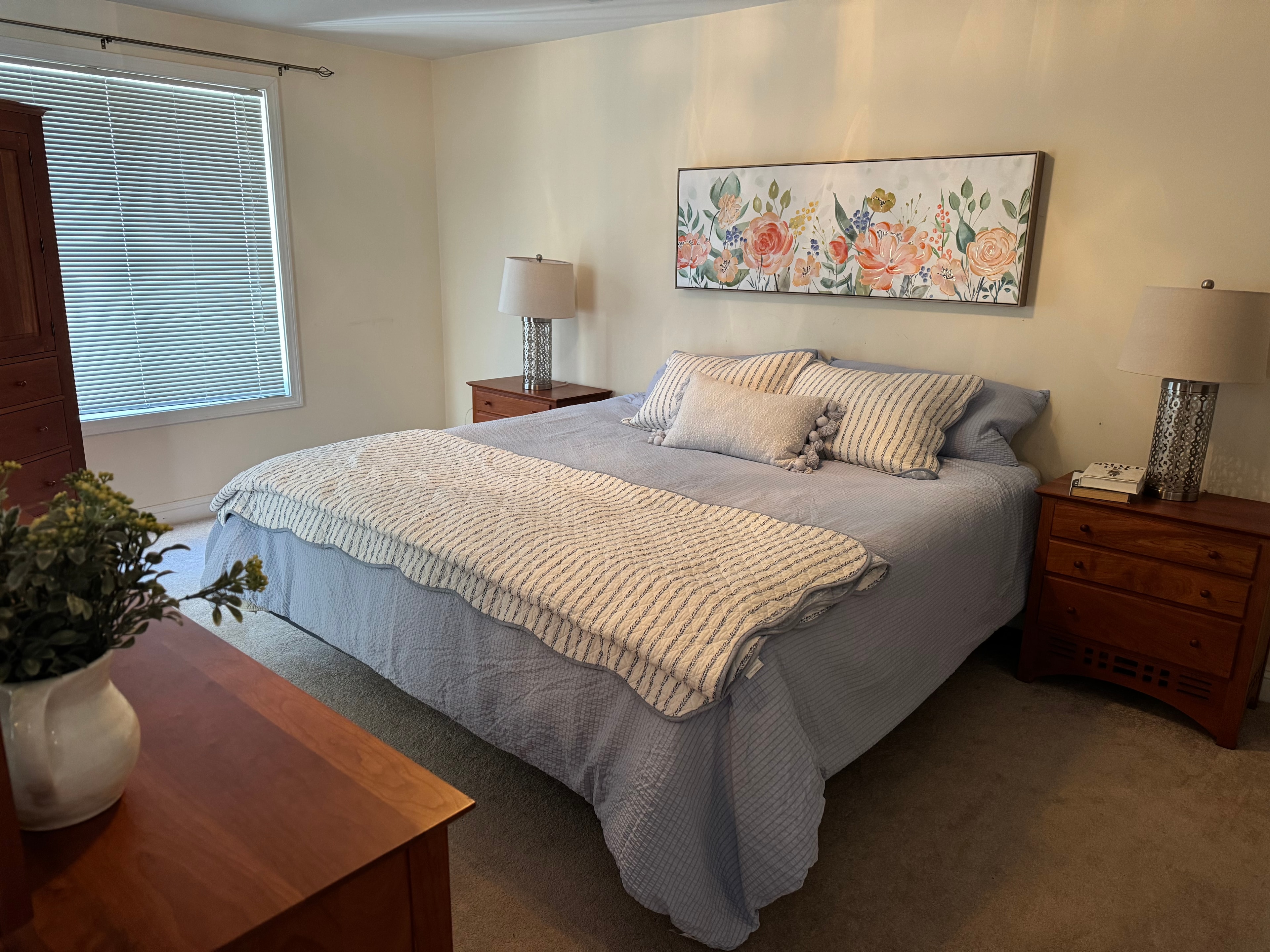 Master Bedroom after staging