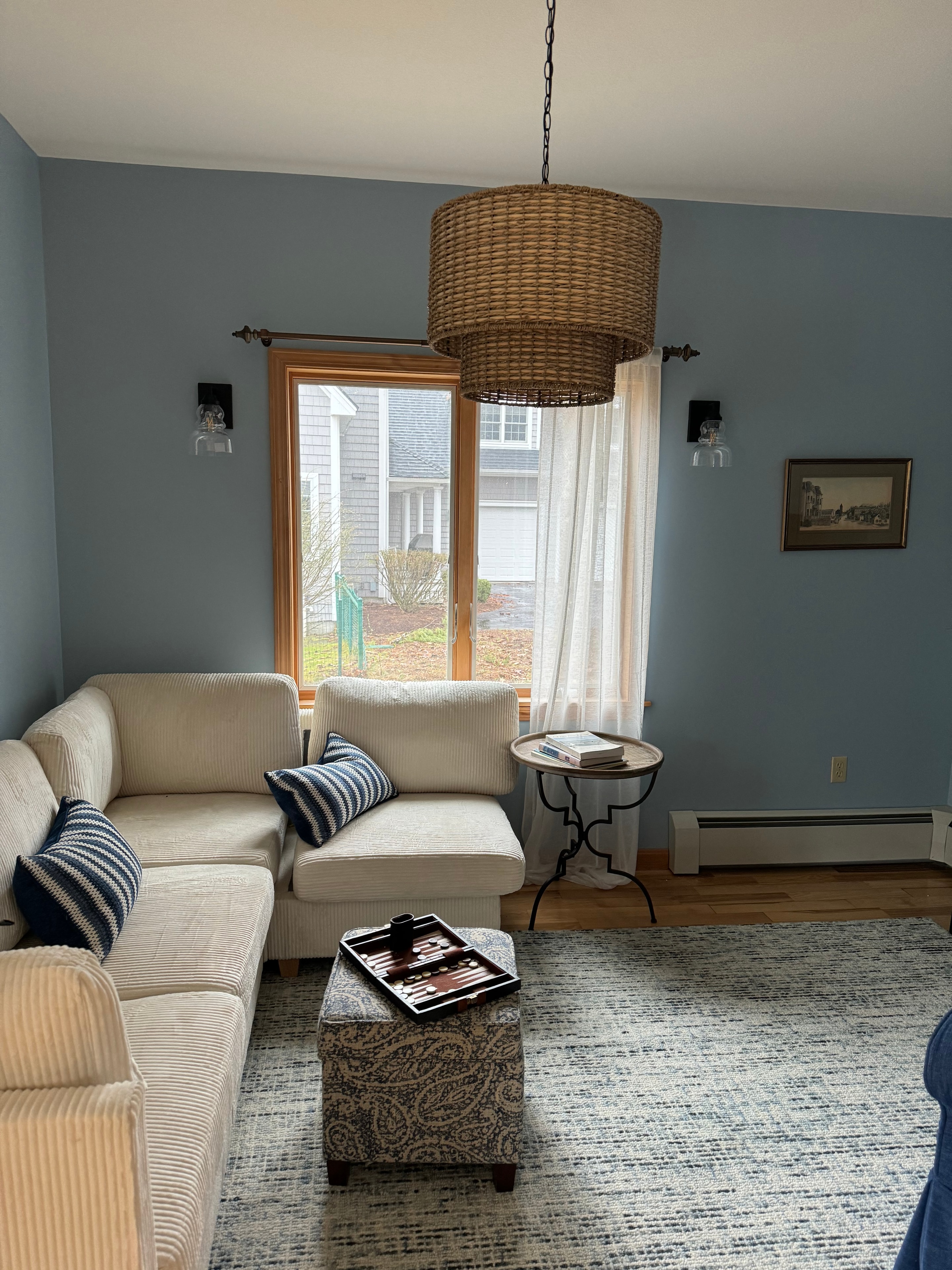 Open Living Space before staging